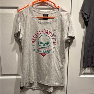 Harley-Davidson Gray Short Sleeve Tee